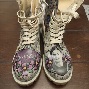 Frida Kahlo Women's Boots DOGO - Multicolor- Size 41